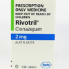 Rivotril (Clonazepam) 2MG X 100 Tablets